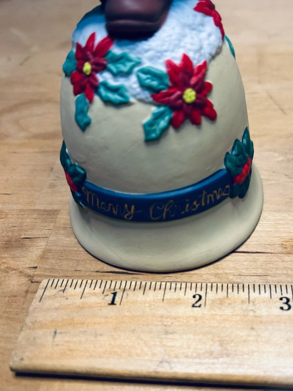 Vtg The Heritage Mint Ltd Holiday Collection Porcelain Christmas Bell 1998 Girl